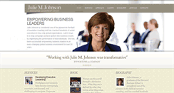 Desktop Screenshot of juliejohnsoncoach.com